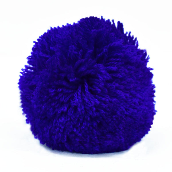 Royal blue pom pom for crafts