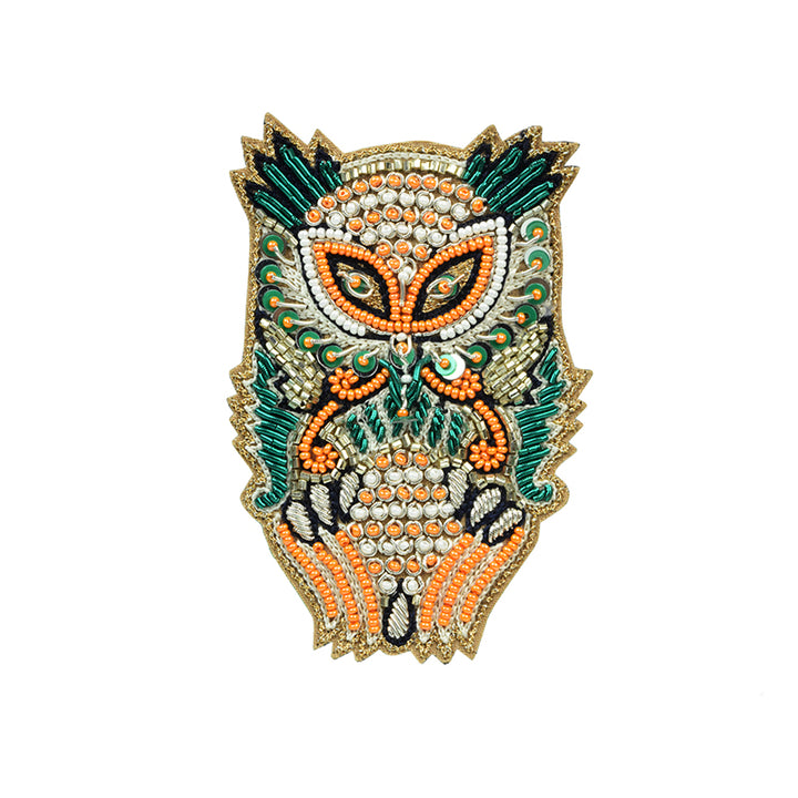 owl shape brooch pin