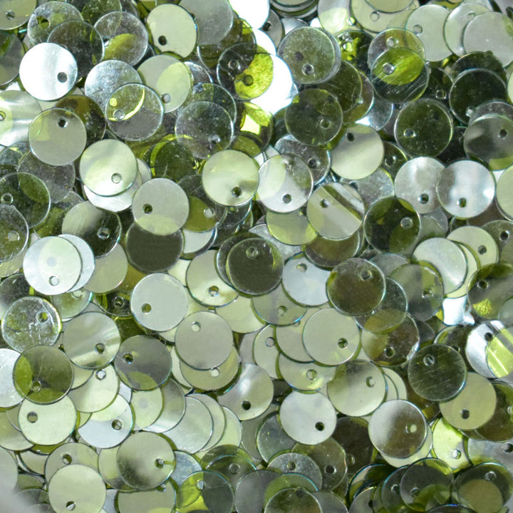 Fern Green color round shape sequins