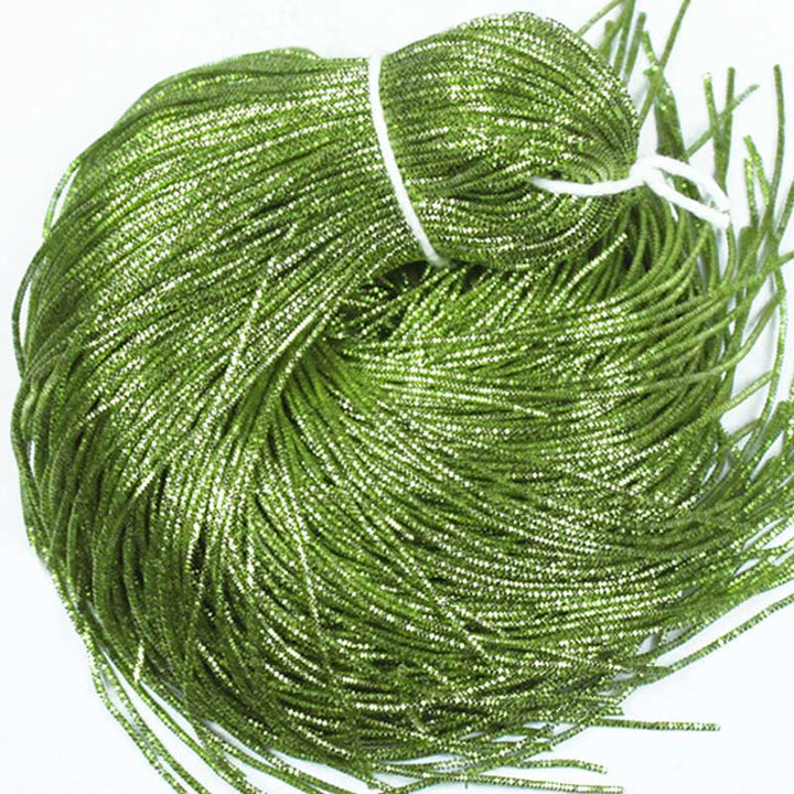 Nakshi/ Bullion Wire in Light Green Color
