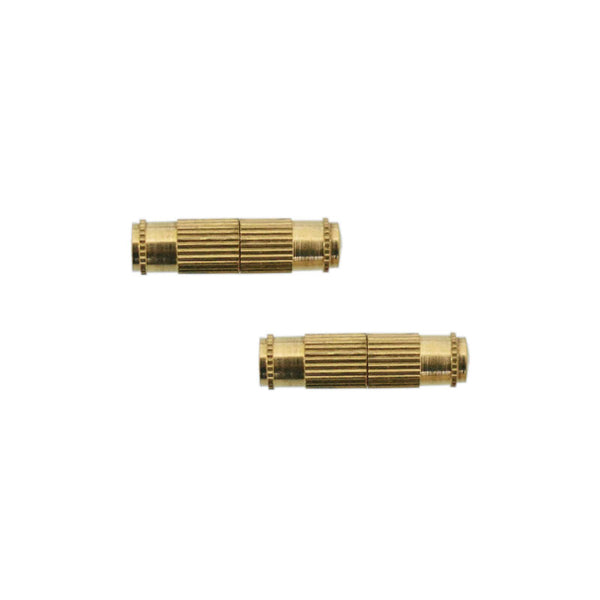 50 Pieces, Gold Color Screw Barrel Clasp