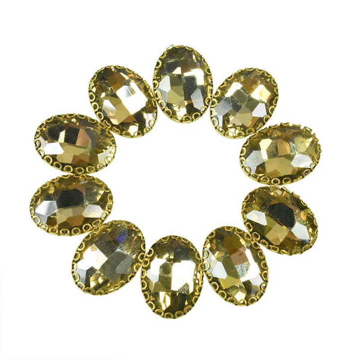 golden sewing crystals