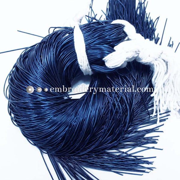 EMB2011 (Diameter:-1MM, Dapka in Navy Blue Colour)
