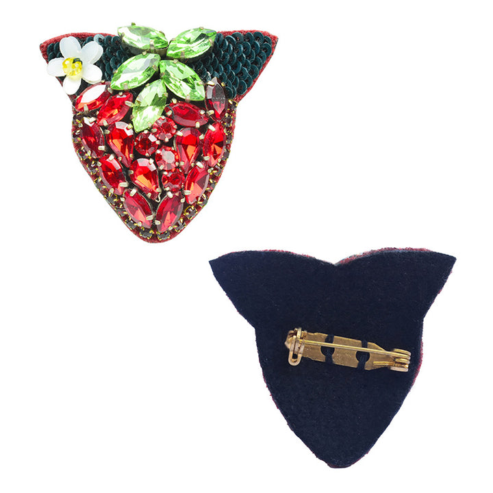 fruit shape brooch pin