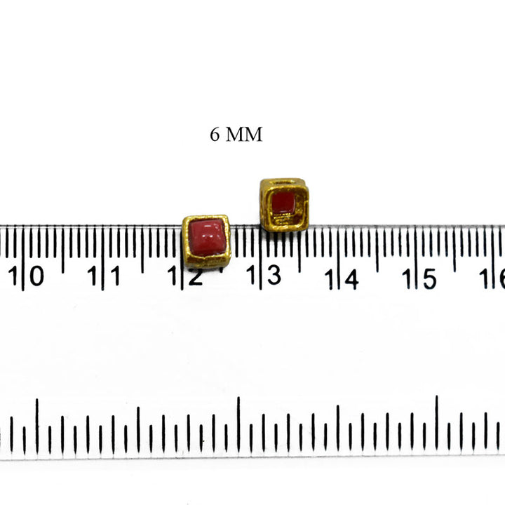 Square Shape Kundan Stones 