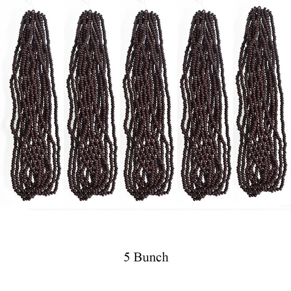 11/0 Dark Brown Color Bead Strings