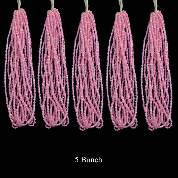 11/0 Baby Pink Color Bead Strings