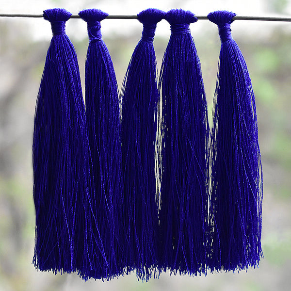 Royal Blue color Polyester Tassels