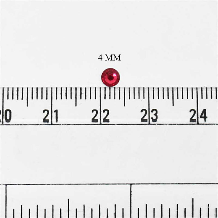 4mm Glue on Rhinestones