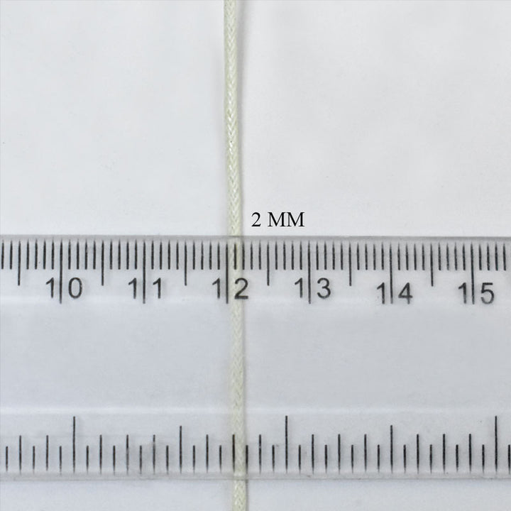Cream color Waxed Cotton Cord