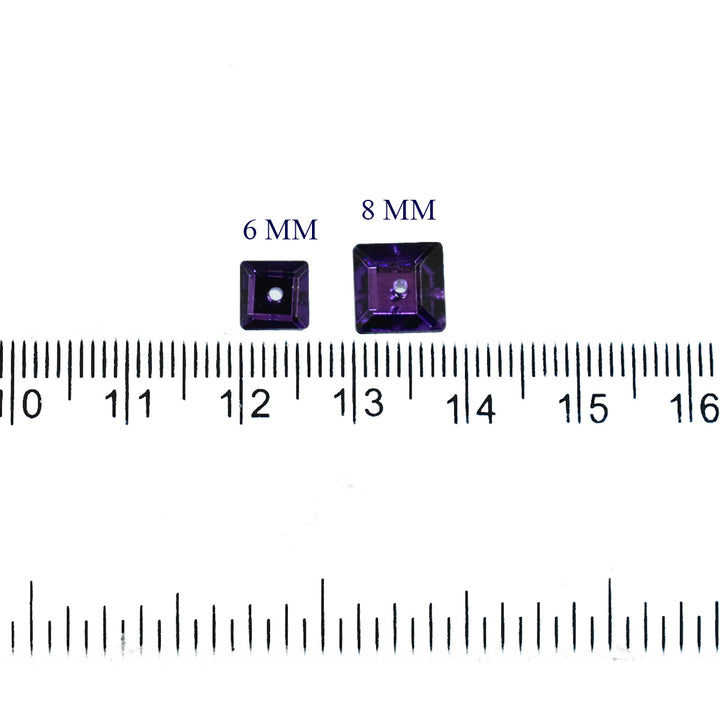 Square Shape Glass Crystal Stones