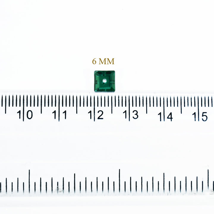 Square Shape Glass Crystal Stones