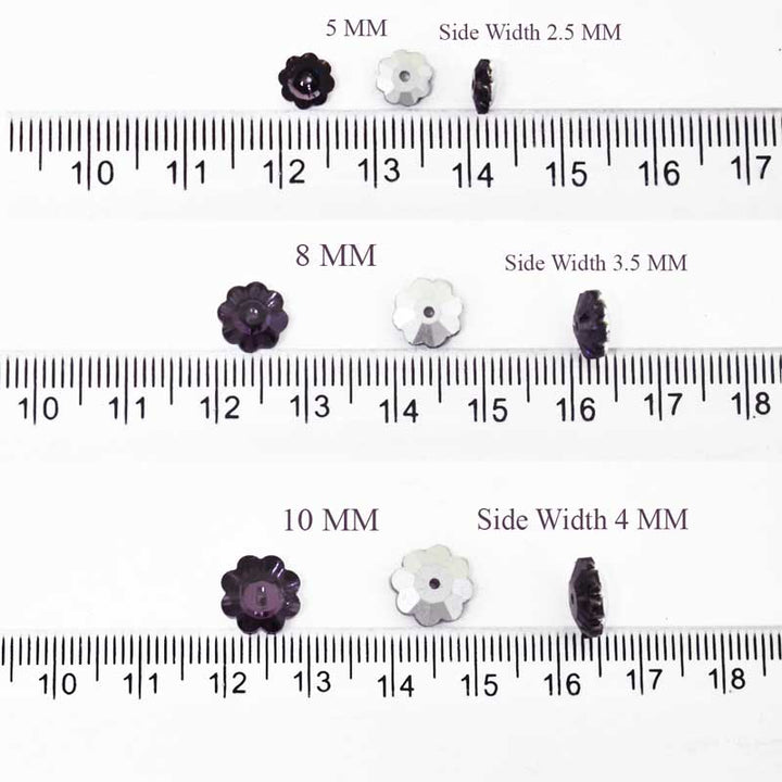  Flower Shape Glass Crystal Stones