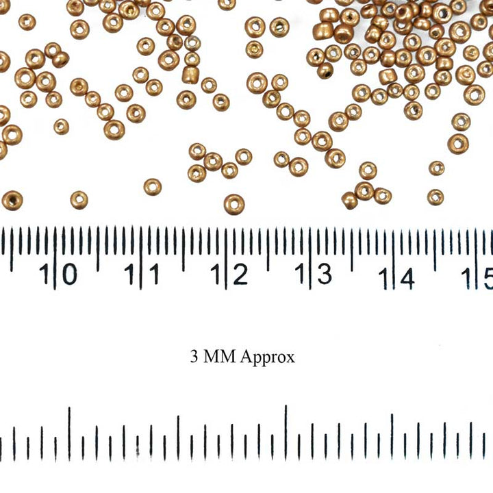 Seed Beads in Gold Color 