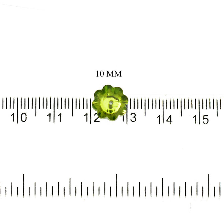 Flower Shape Glass Crystal Stones