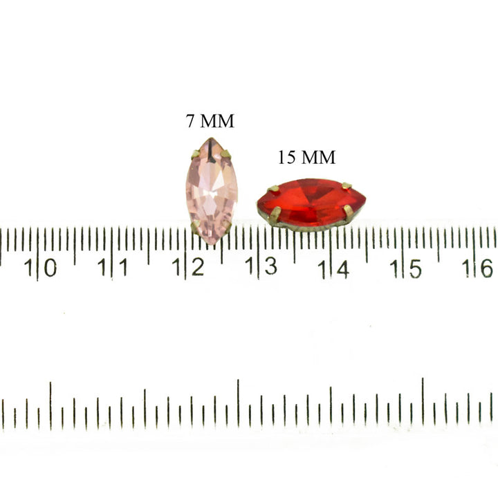  Marquise Shape Glass Crystal Stones
