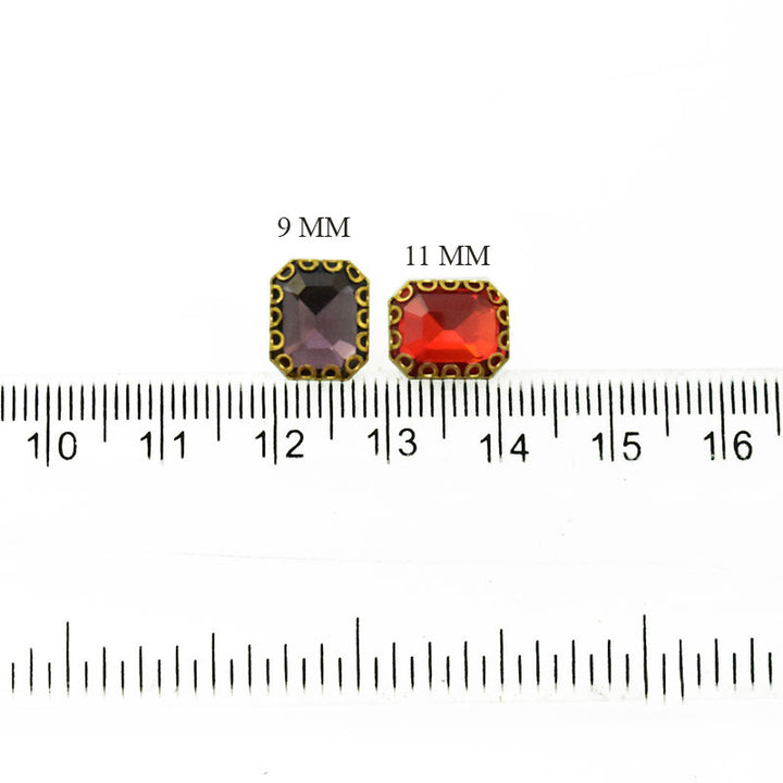 Oval Shape Glass Crystal Stones
