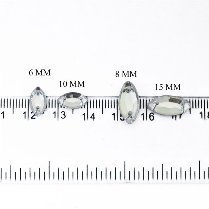 Clear Color Flat Back Rhinestones 