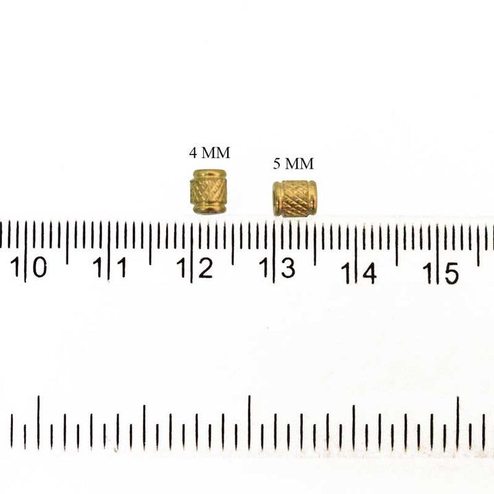 Dull Gold Color Metal Spacer Beads