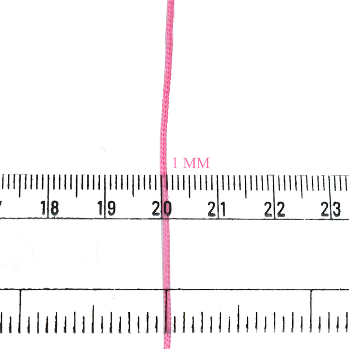 Bight Baby Pink color Nylon Jewelry Cord