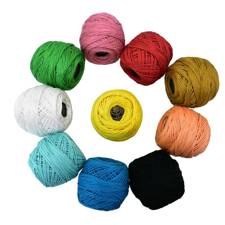 thick crochet thread