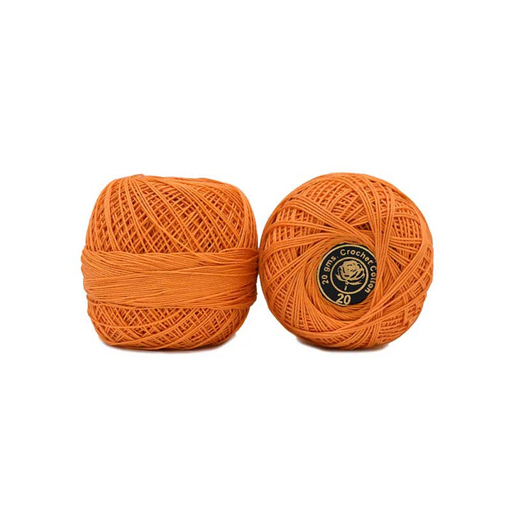 orange color embroidery thread    