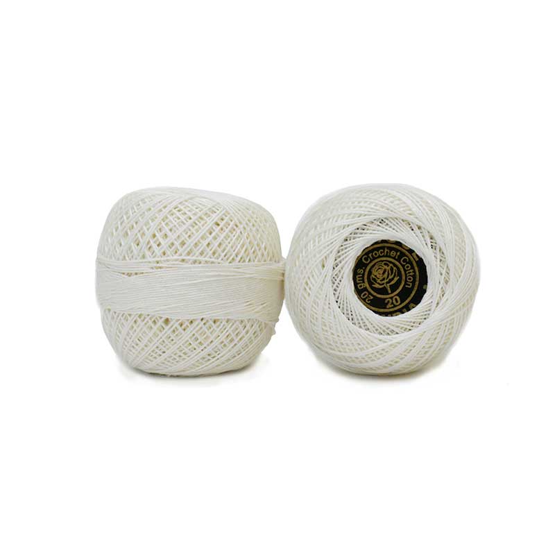 Buy Off White & Other Colors of Cotton Threads for Crochet at Wholesale ...