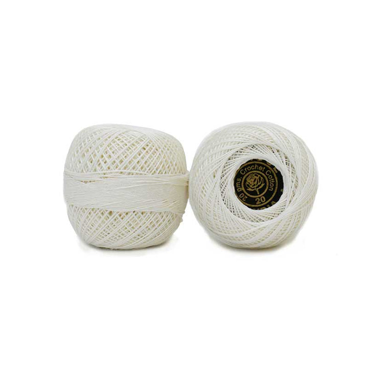 off white color crochet thread