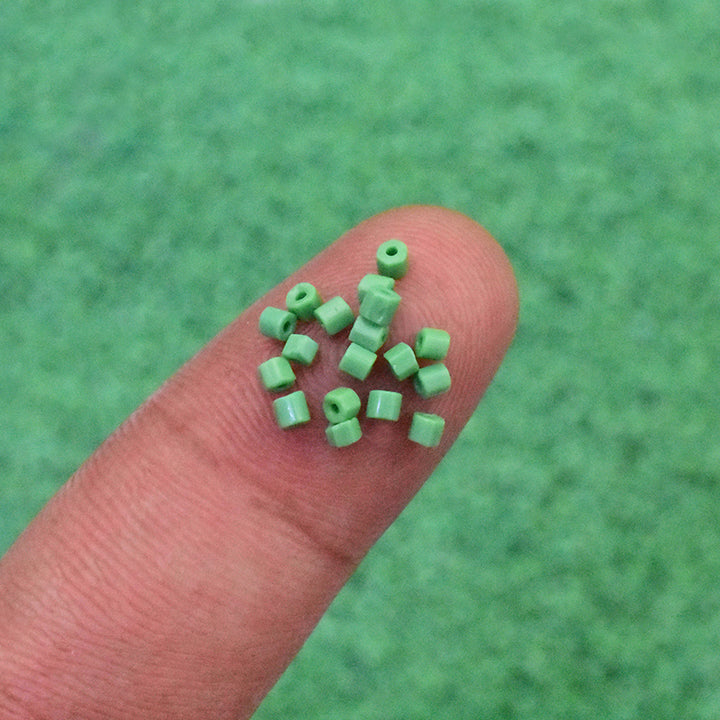  green color seed beads 