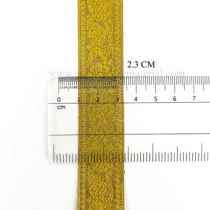 gold zari laces