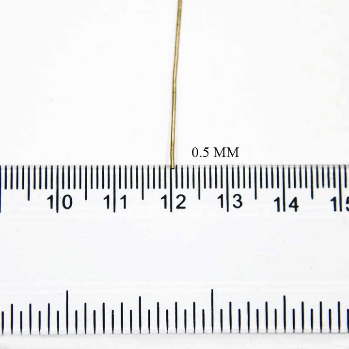 Smooth Dabka/French Wire in Brass Colo