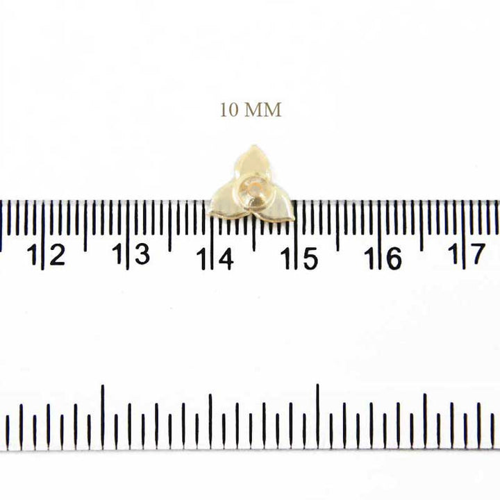 10MM Flower Shape Yellow Color Sequins