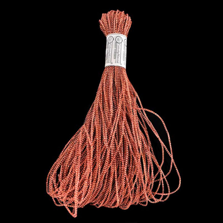 Copper Color Metallic Braided Cord