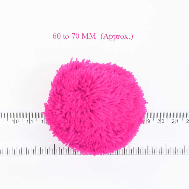 6cm Pink pom poms for sale