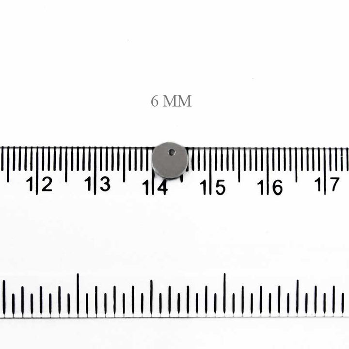 6mm Gunmetal color sequins