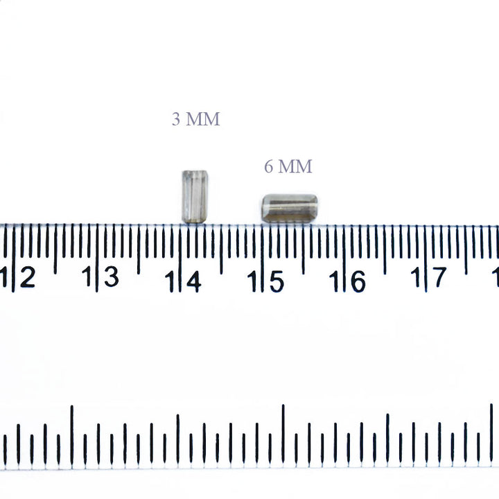  Brown Rectangle Tube Crystal beads for crafting
