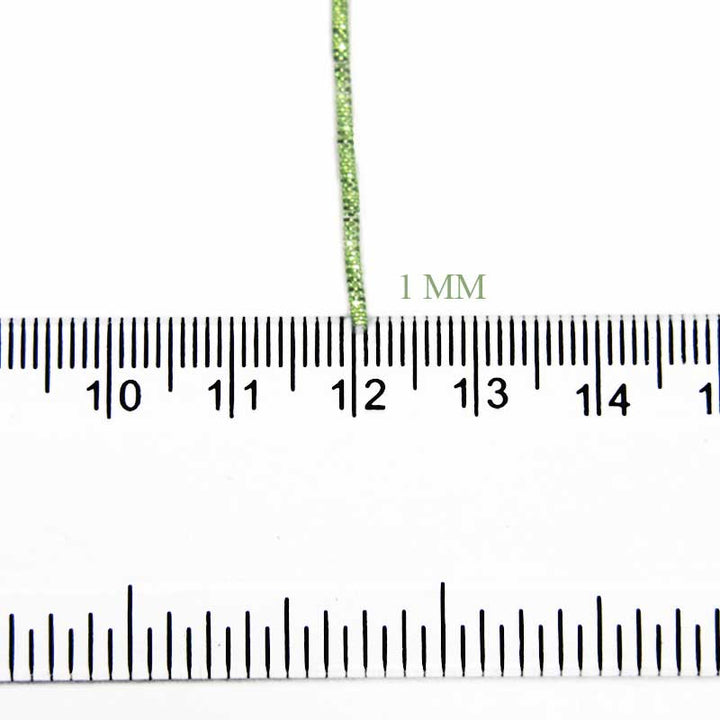 Nakshi/ Bullion Wire in Light Green Color