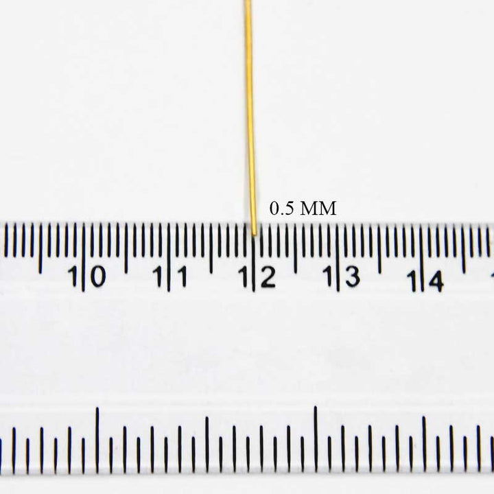 Smooth Dabka/French Wire in Yellow Gold Colo