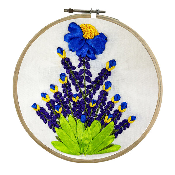 Native Flower Design embroidery kit 