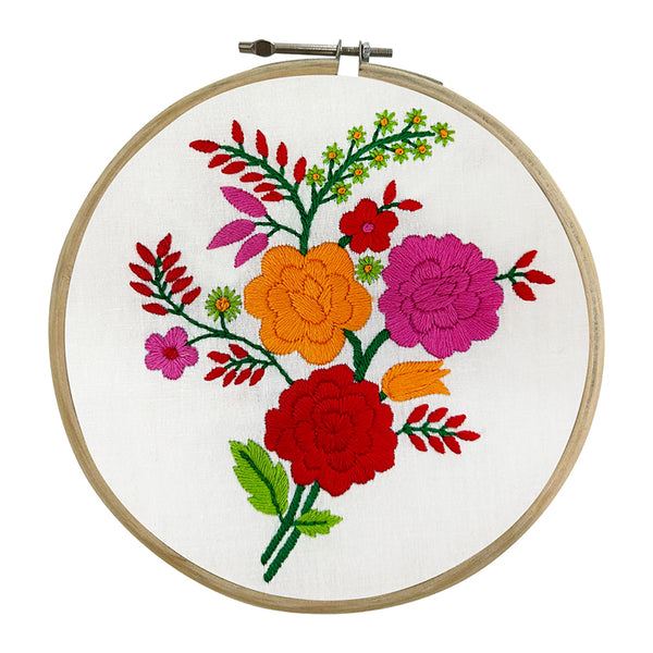 Branch of flower embroidery kit