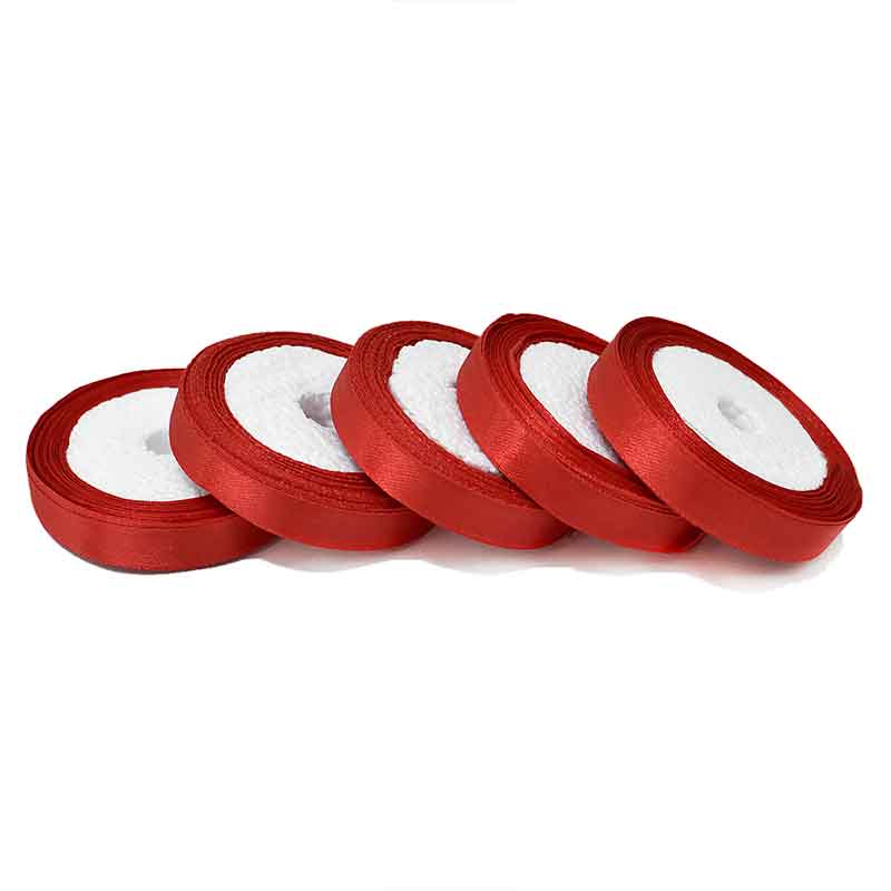 Buy Red color satin ribbon online at wholesale price ...