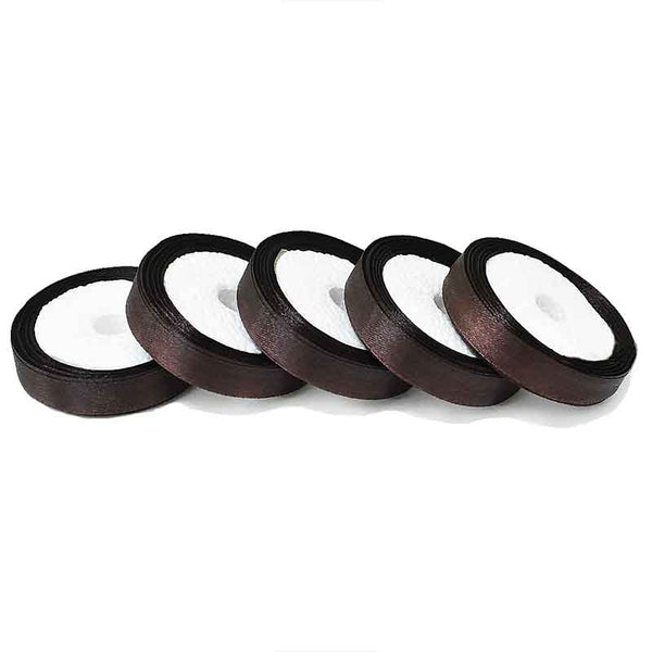 Chocolate Brown Color Satin Ribbon