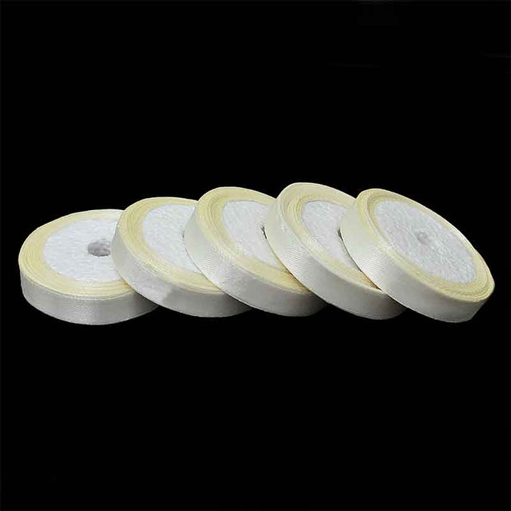  Light Cream Color Satin Ribbon