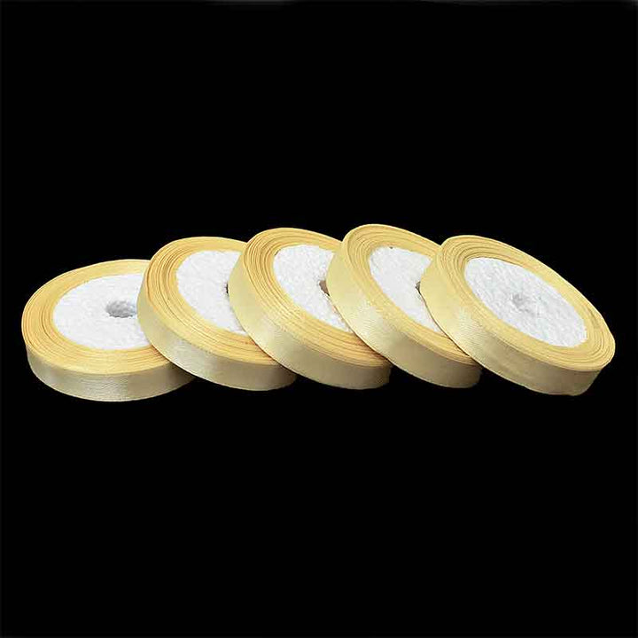 Beige Color Satin Ribbon