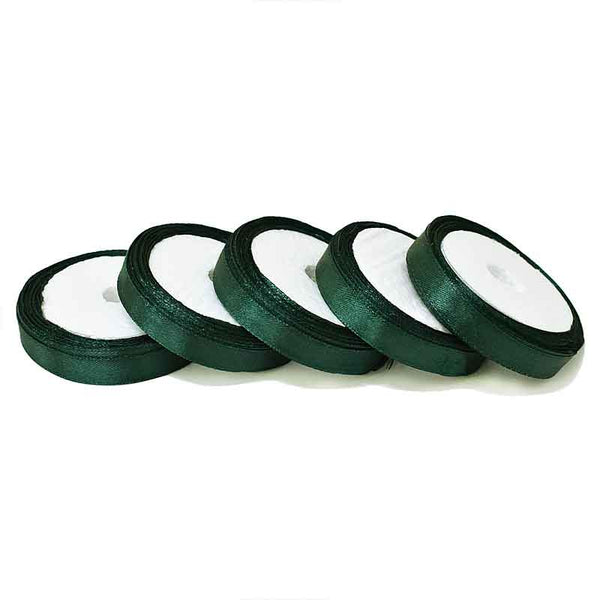 Forest Green Color Satin Ribbon