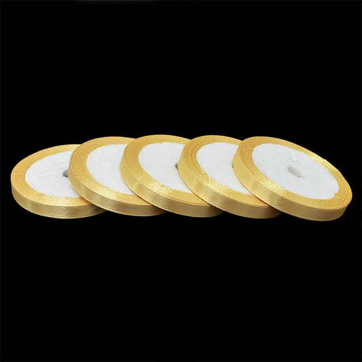 Creamy Yellow Color Satin Ribbon