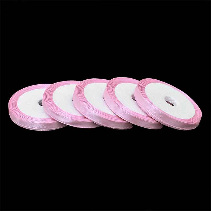 Buy Light Pink color satin ribbon online at wholesale price ...