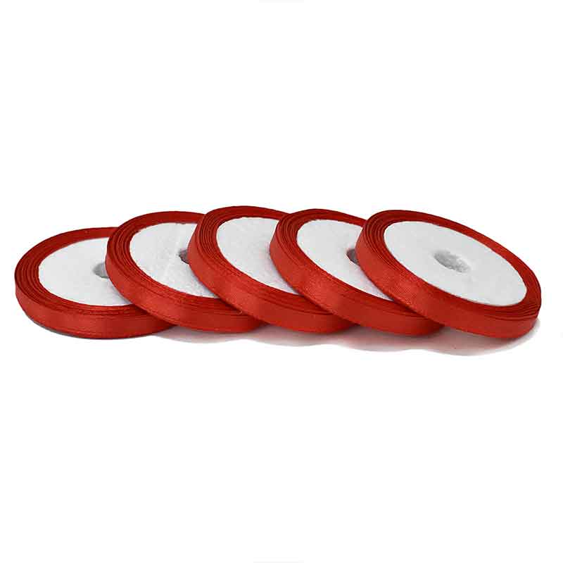 Buy Red color satin ribbon online at wholesale price ...