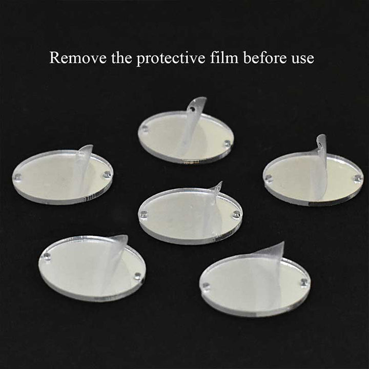 Protecting film on Acrylic Mirror