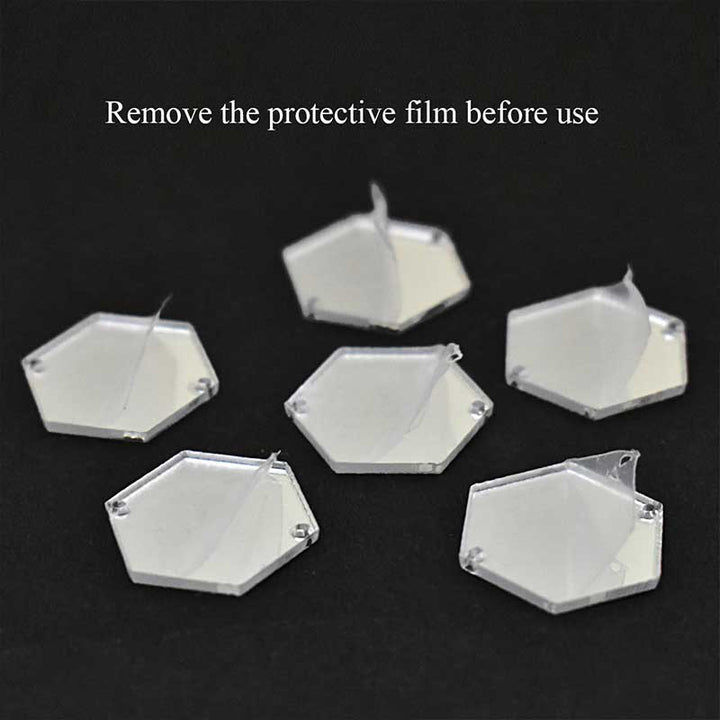 Protecting film on Acrylic Mirror